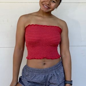 Brandy Melville Red Tube Top
